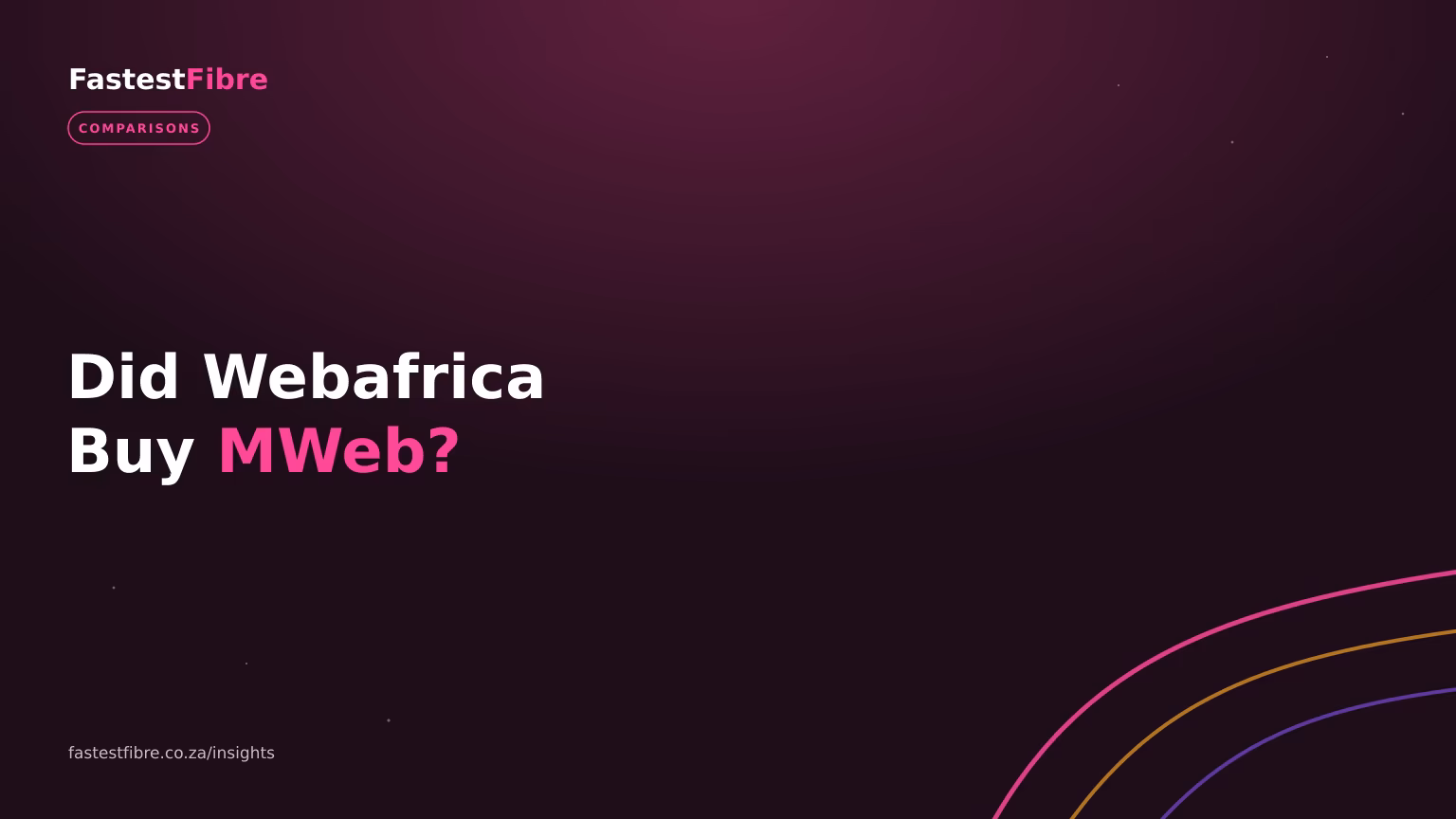 Did Webafrica Buy MWeb? What It Means for Your Fibre