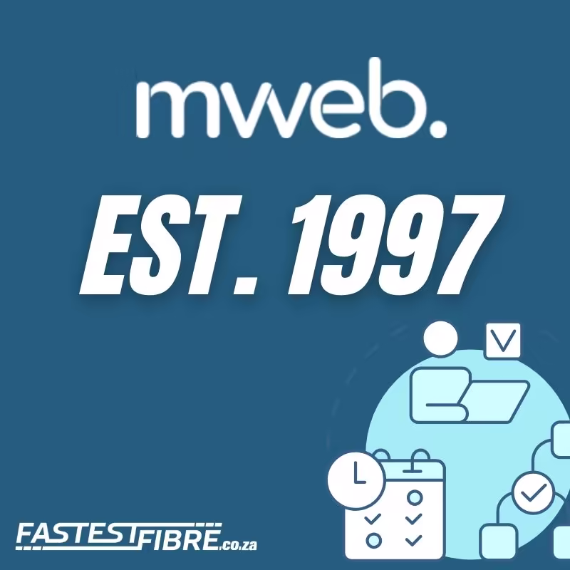 Established in 1997, MWeb fibre heritage