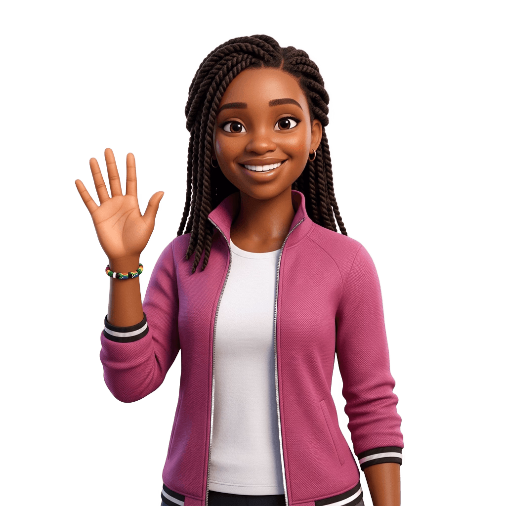 3D illustration of a tech-savvy user holding a smartphone with Linklayer fibre speed test